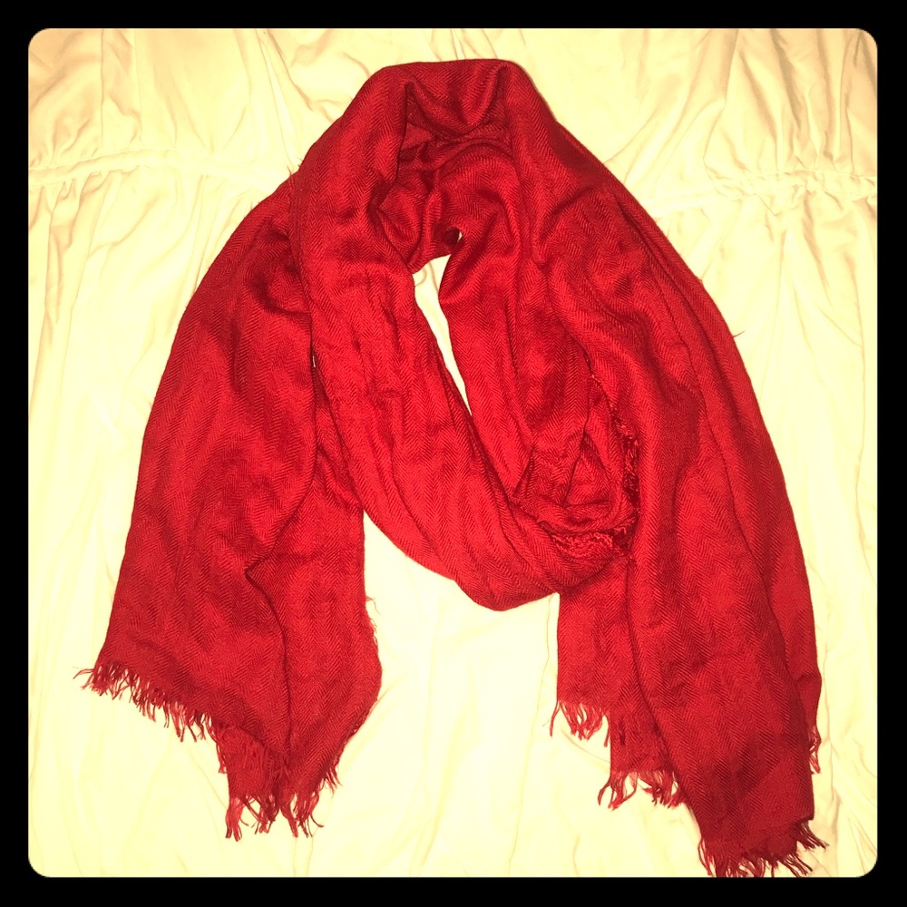 NWT red scarf/wrap - Picture 1 of 4